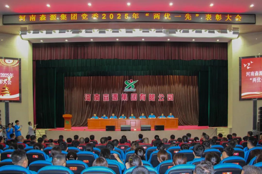 慶七一丨河南森源集團黨委隆重召開2025年“兩優一先”表彰大會